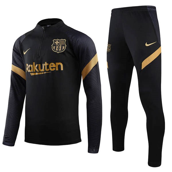 Chandal Barcelona 2020 2021 Negro Amarillo